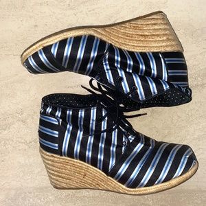 TOMS + Tabitha Simmons Desert Wedge Ankle Boots